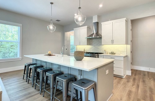 New Smyrna Beach House | New Luxury Duplex, Private Pool, Walk to Flagler