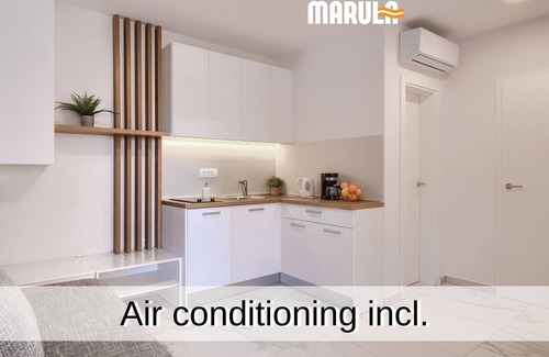 Gradac Apartment | ☼NEW & modern apartment with balcony, parking & bicycles; 3 min walk to beach☼