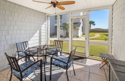 Ocean Drive Condo | NEW! Sea Cloisters 105B 3-Bedroom Condo with Pool and Beach view