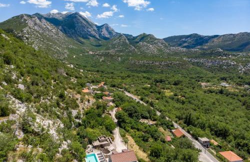 Zadvarje Villa | NEW! Stone villa JUDITA with heated pool and hydro-massage
