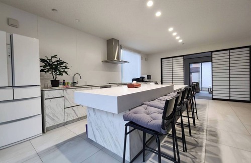 Funao Villa | Newly opened】 Model house specification super mansion LDK36 tatami mats, can accommodate up to 10 people BBQ, 3 parking spaces COSTCO 1 bathroom, 1 shower room, 1 toilet, 2 toilets