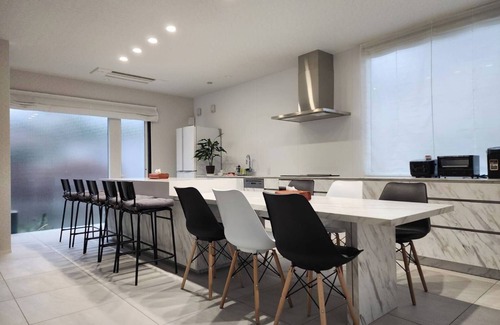 Funao Villa | Newly opened】 Model house specification super mansion LDK36 tatami mats, can accommodate up to 10 people BBQ, 3 parking spaces COSTCO 1 bathroom, 1 shower room, 1 toilet, 2 toilets