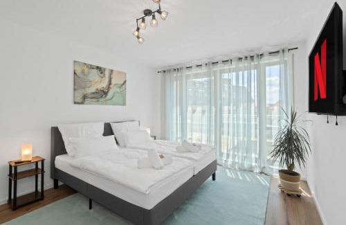Neumarkt in der Oberpfalz Apartment | Nexstay LUX Wohnung mit Dachterrasse und Parkplatz