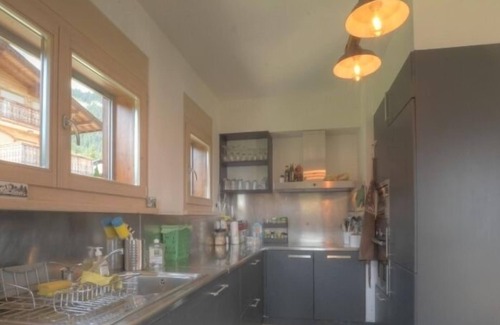 Anzere Ski Chalet | Nice chalet with : Ground floor : Laundry room with washing machine and dryer, little studio with a