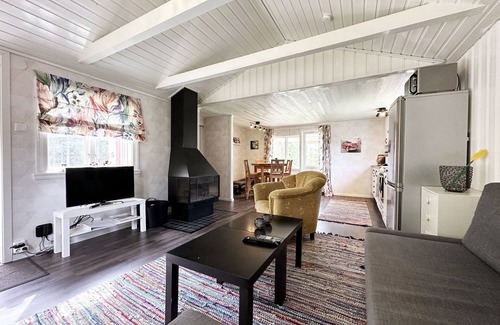 Timmersdala Ski Chalet | Nice holiday home by the lake Vristulven | SE08049