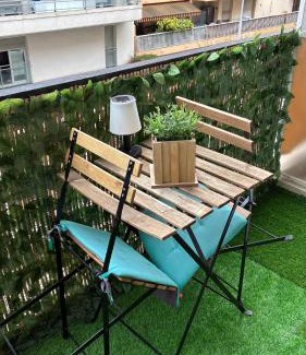 Saint-Sylvestre Apartment | Nice Séjour Detente Studio Lumineux Balcon Cuisine Equipée Wifi