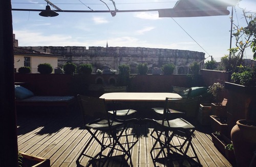 Quartier Administrations Apartment | NIMES ARENA 140 m2 with large terrace view Arênes (20 m) + private garage