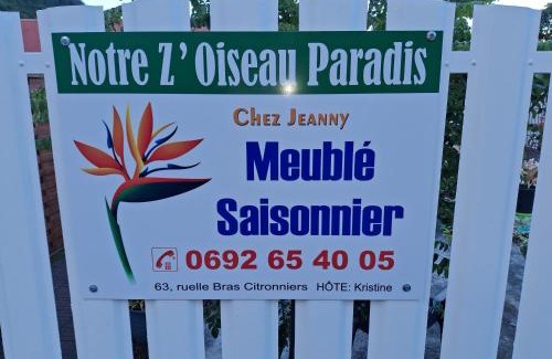 Saint-Andre Apartment | Notre Z'oiseau de Paradis