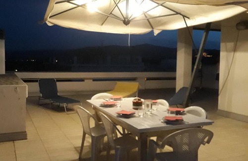 Nova Siri Apartment | Nova Siri marina: Penthouse with sea view, large terrace, Wi-Fi. Boat trips and fishing