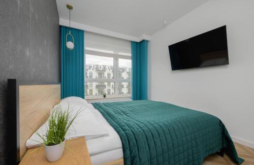 Ursus Apartment | Nowoczesny Apartament z balkonem i miejscem parkingowym Warszawa Ursus by Noclegi Renters