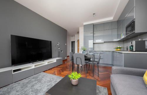 Goclaw Apartment | Nowoczesny Apartament z Parkingiem na Pradze Południe w Warszawie by Noclegi Renters