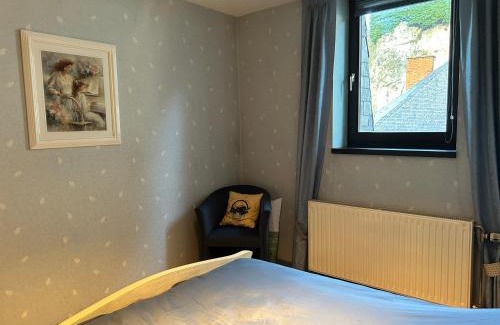 Leffe Apartment | Ô Reflets - Le Reflet Meuse - Appart 1 room view "Meuse" with terrace