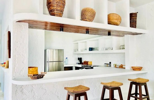 Monterrico House | Ocean access waterfront home with TIKI Ranch and Pool. Pet friendly!