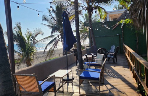 Monterrico House | Ocean access waterfront home with TIKI Ranch and Pool. Pet friendly!