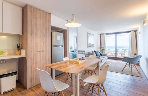 Concon Apartment | Ocean Drive- 1BR, With Wifi, Parking & Beachfront