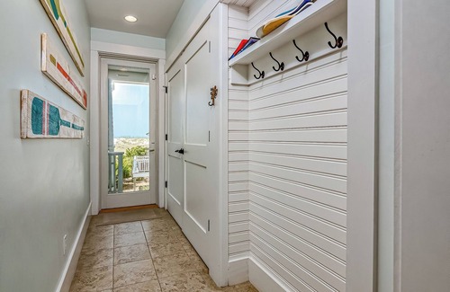 South Beach House | Ocean front 5 bedroom reverse floor plan home! Access to both clubs and 2 new golf carts