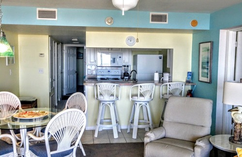 Port Canaveral Condo | OCEAN FRONT Classy, Beachy Double Balcony Condo #306 at Cape Winds Resort