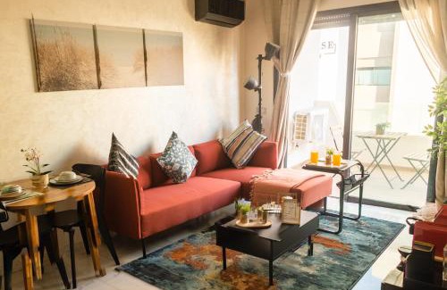 Ain Harrouda Apartment | Ocean Park Sunset Escape beach front with swimming pool