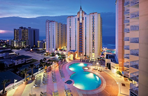Ash Condo | Ocean View! 5 pools & 8 hot tubs! Spacious-modern decor! Beachfront High-rise!