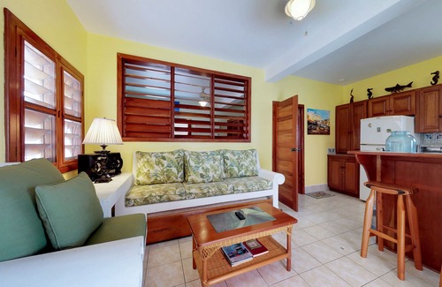 San Pedro Condo | Ocean view condo w/shared pool, free WiFi & partial AC - steps from the ocean