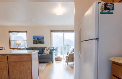 Neahkahnie Beach Condo | Ocean View! Private apartment, allergen free, less than 2 blocks to the beach.