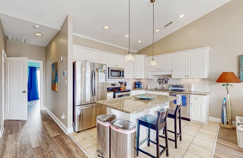 Surf City House | Ocean view townhome with pool, beach access & multiple balconies