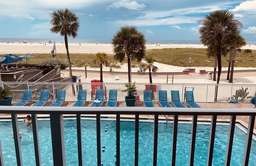 Treasure Island Condo | Oceanfront Bilmar #242 with Balcony, King Bed, Best Prices