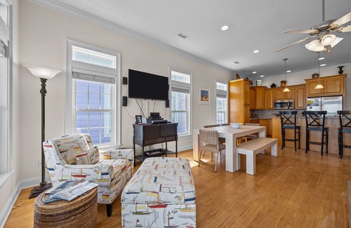 Surf City House | Oceanfront duplex with beach access, pool, washer/dryer & central AC