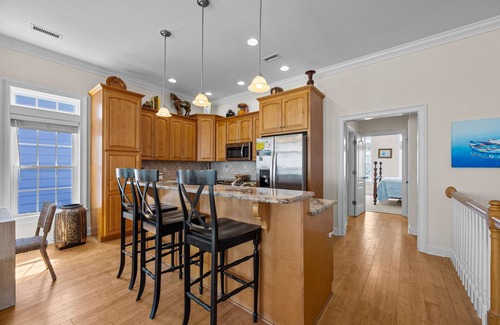 Surf City House | Oceanfront duplex with beach access, pool, washer/dryer & central AC