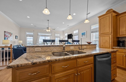 Surf City House | Oceanfront duplex with beach access, pool, washer/dryer & central AC