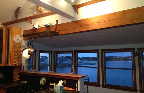 Portsmouth Cottage | Oceanfront Home With Sea Access, Panoramic Views, and new large deck and dock!