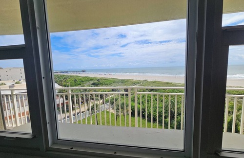 Avon By The Sea Condo | Oceanfront Top Floor Direct Views of Cocoa Beach, the Pier and Space Launches