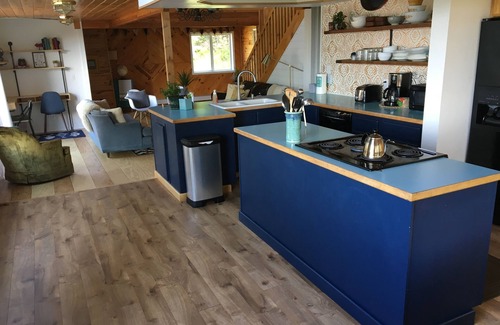 Rabbit Creek House | Oceanview Hillside Home 4 Bedrooms, Sleeps 8-12 Very Private