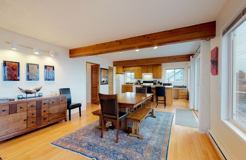 South Beach House | Oceanview Home with Beautiful Deck & Private Playground - Blocks to the Beach