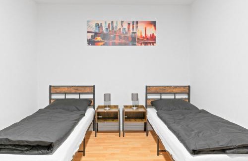 Ofterdingen Apartment | OF02 Komfortables Apartment für Monteure und Teams - 4 Schlafzimmer mit 10 Einzelbetten - LS Crewcomfort - weitere Unterkünfte verfügbar