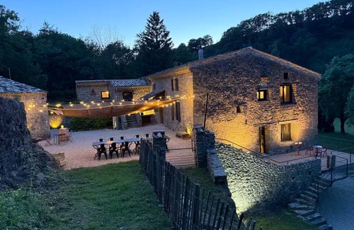 Truinas House | Old mill nestled in greenery in Drôme Provençale, hidden from view