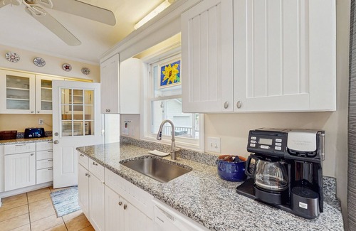 Old Village House | Old Village hideaway with covered porches, grill, alfresco dining & fenced yard