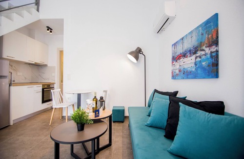 Pangaio Apartment | Olympiada Two Bedroom Loft with Pool Access