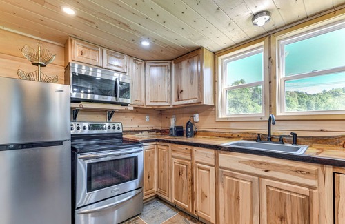 Cosby Cabin | On-Site Creek Access: Pet-Friendly Cosby Cabin!