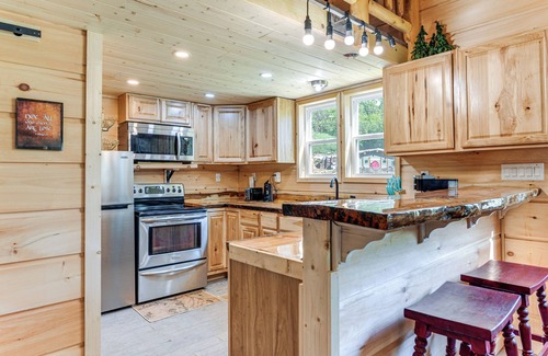Cosby Cabin | On-Site Creek Access: Pet-Friendly Cosby Cabin!