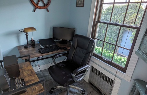 Long Beach House | "Once Upon a Tide" eclectic beach house with pizza oven, game room, fireplace