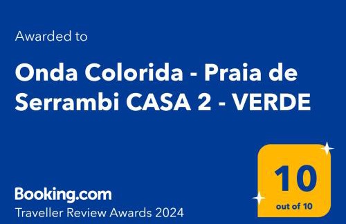 Pontal de Serrambi House | Onda Colorida - Praia de Serrambi CASA 2 - VERDE