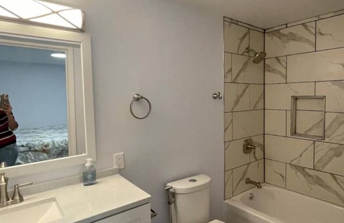 Chesterfield House | One bedroom with attached bath for one guest ony.