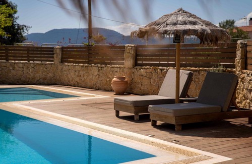 Katakali Villa | Our villa offers a magical view to the deep blue waters of Saronic Gulf.
