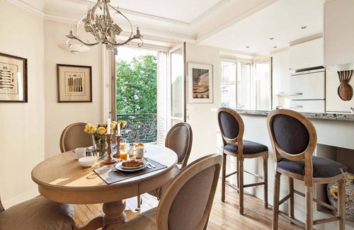 Quartier du Gros-Caillou Apartment | Outrageously Romantic with Unobstructed Eiffel Views