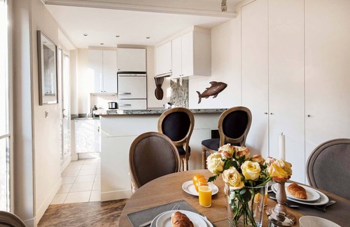 Quartier du Gros-Caillou Apartment | Outrageously Romantic with Unobstructed Eiffel Views