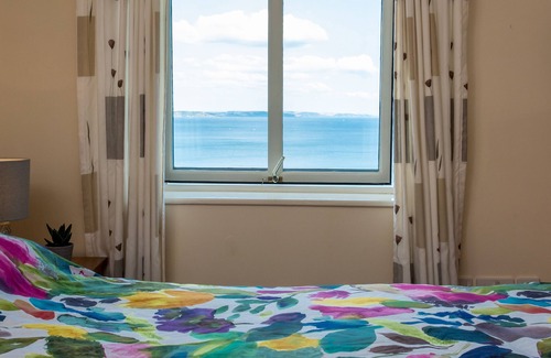 Saint Goran Apartment | Outstanding cliff top property with stunning panoramic sea and harbour views
