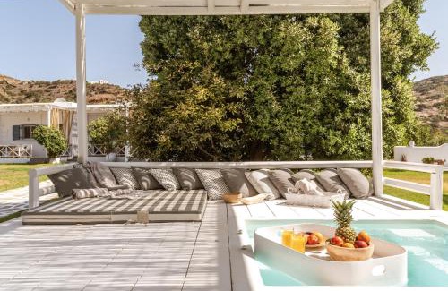 Kato Fellos Apartment | Ow Andros Suite 2,Private Whirlpool