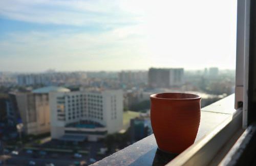 Zirakpur Apartment | Panoramic City Views -15th Floor Studio Apartment