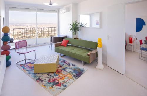 La Panouse Apartment | Panoramic view of Marseille for two